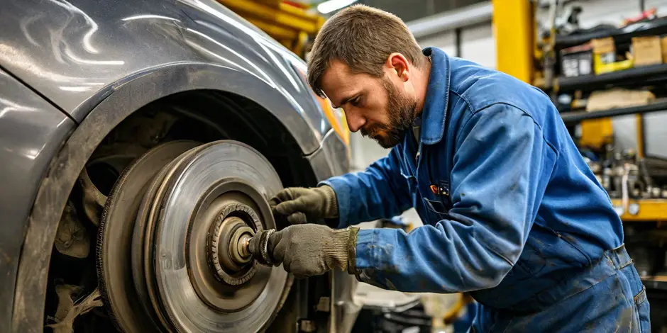 Замена заднего тормозного диска Ford Transit