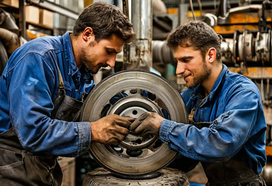 Снятие/установка переднего тормозного диска Ford Transit