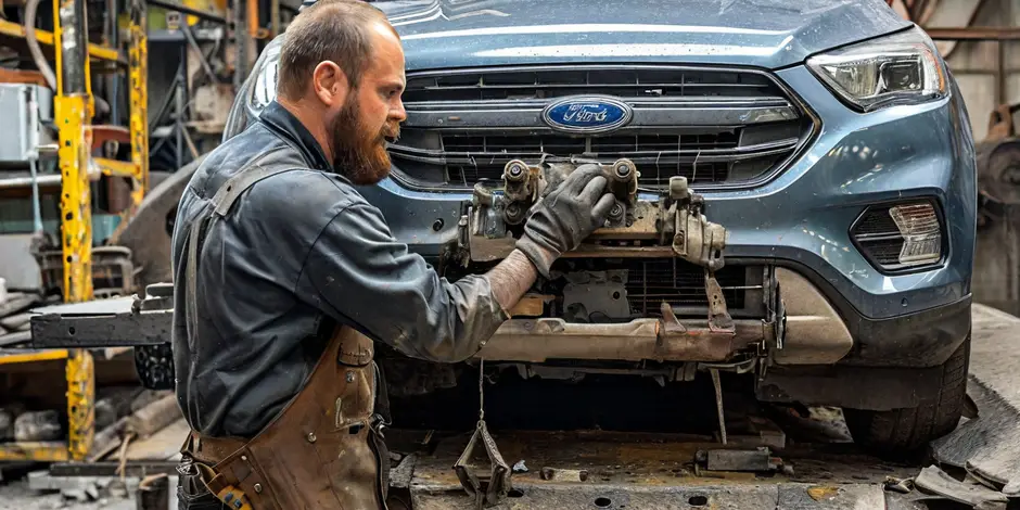 Снятие/установка задней рессоры Ford Transit