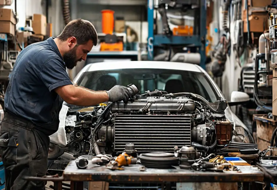 Замена теплообменника Ford Transit