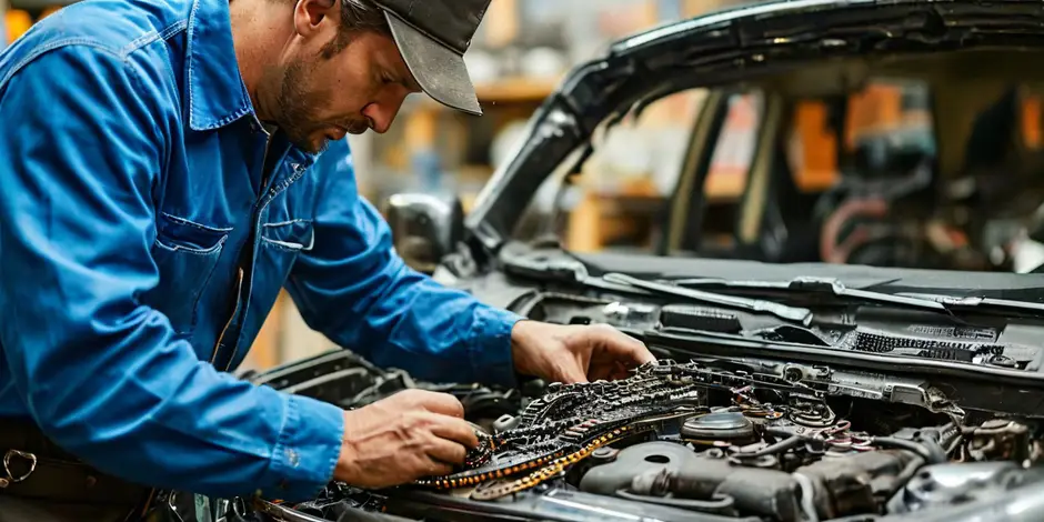 Замена цепь ГРМ Ford Mondeo