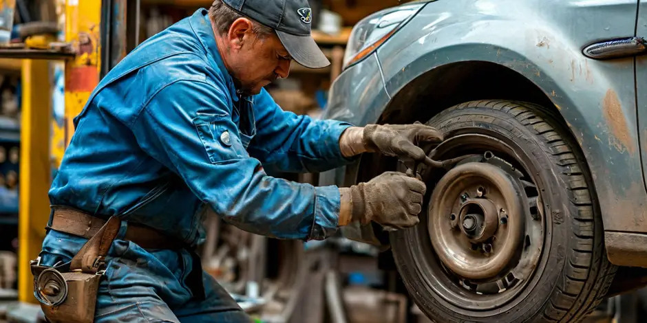 Замена шпильки колеса Ford Transit