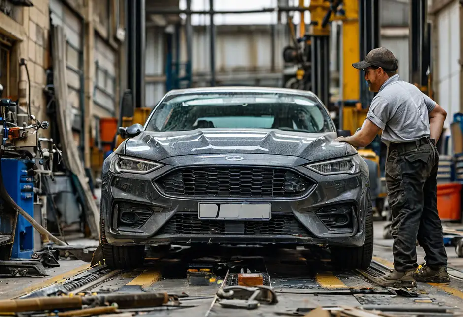 Замена втулки заднего стабилизатора Ford Transit