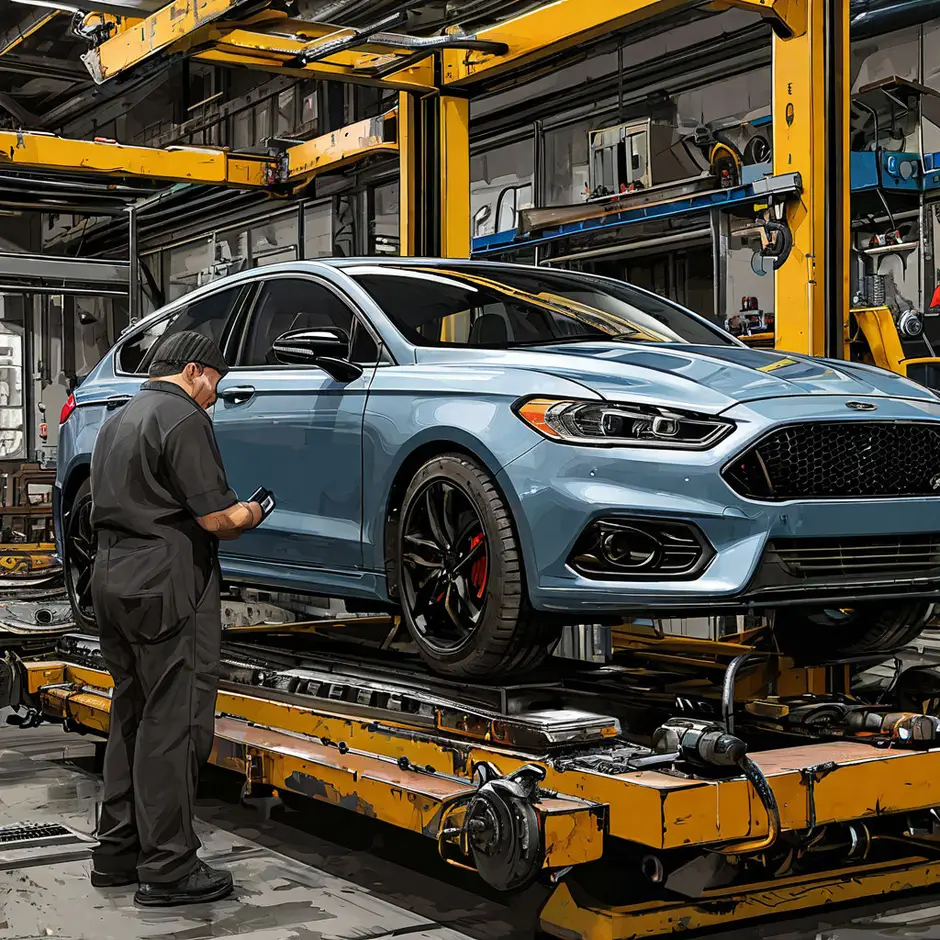 Замена задней опоры двигателя Ford Transit