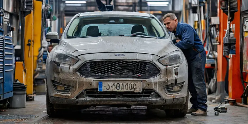 Замена сайлентблока заднего переднего рычага Ford Transit
