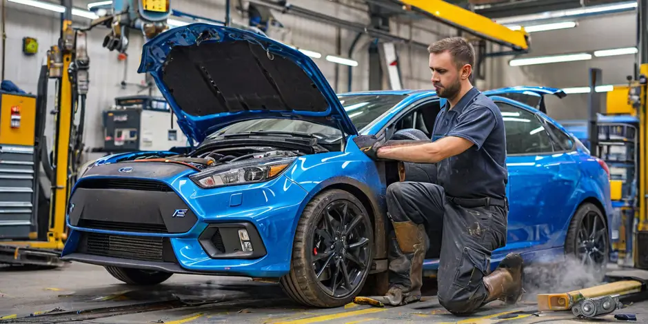 Замена комплекта сервисного ремня и роликов Ford Transit