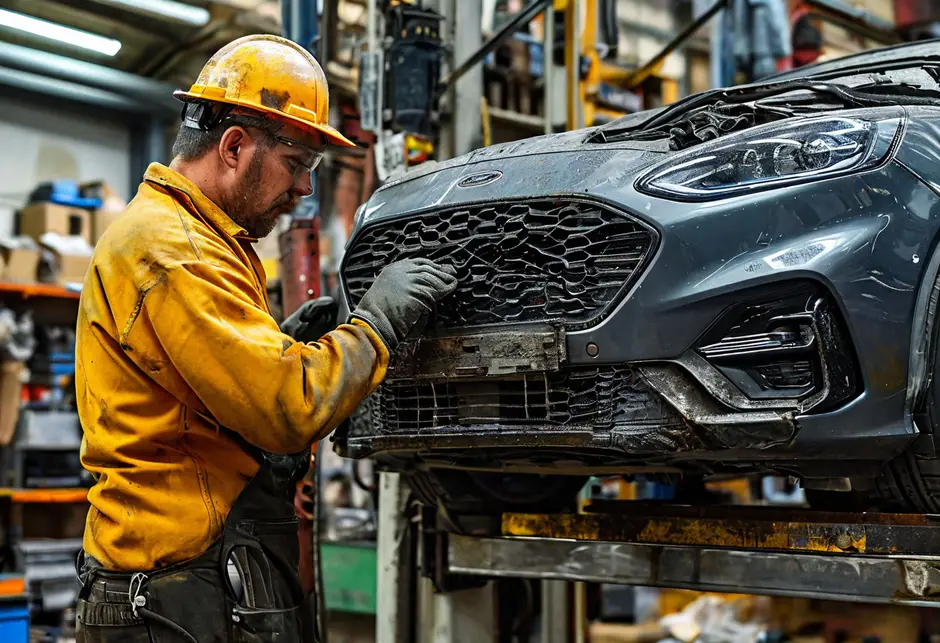 Замена опоры амортизатора Ford Transit