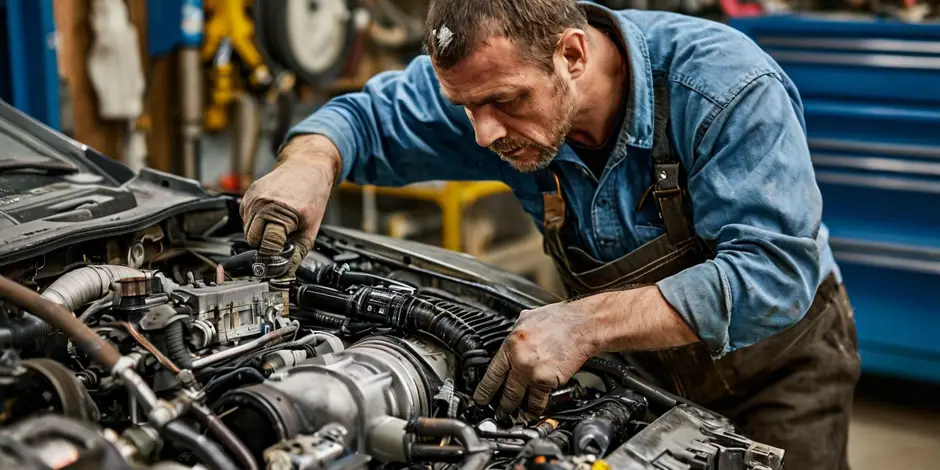 Снятие и установка топливного фильтра Ford Transit